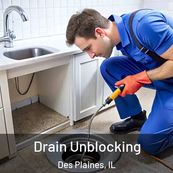  Drain Unblocking Des Plaines, IL