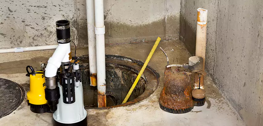 Installing Sump Pump in Finished Basement in Des Plaines, IL